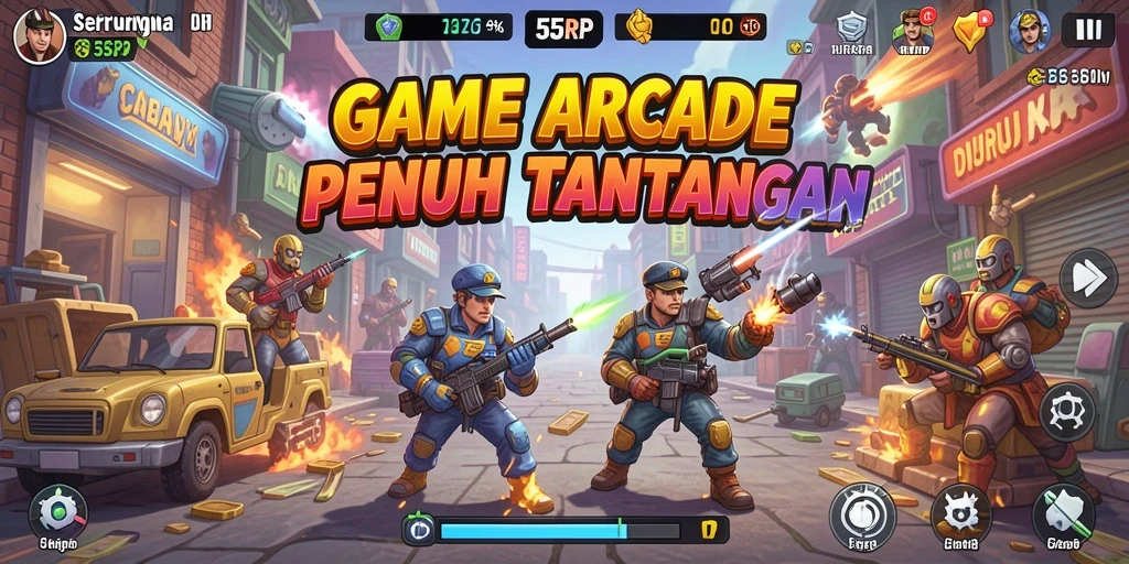 Tampilan gameplay menarik 55RP dengan efek visual yang memukau.