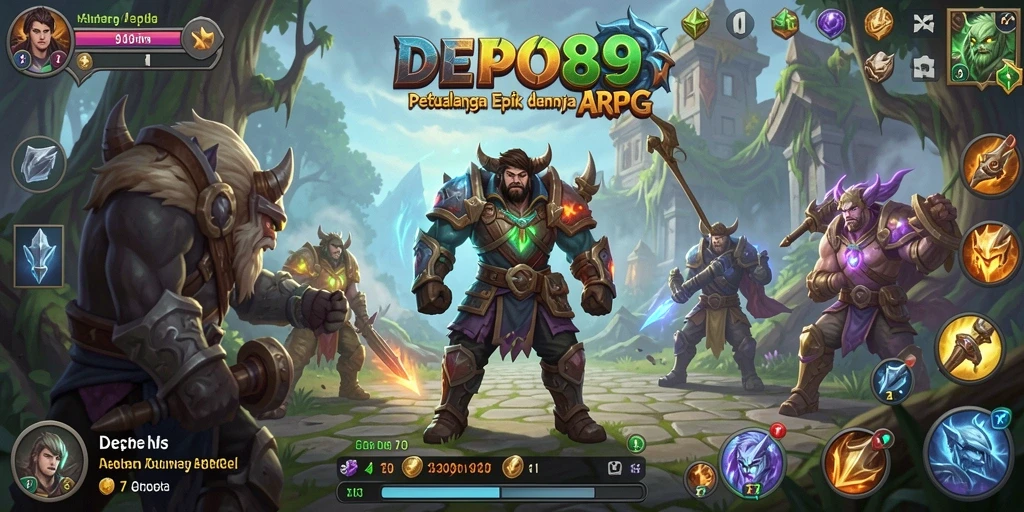 Tampilan menakjubkan dari gameplay ARPG di DEPO89.
