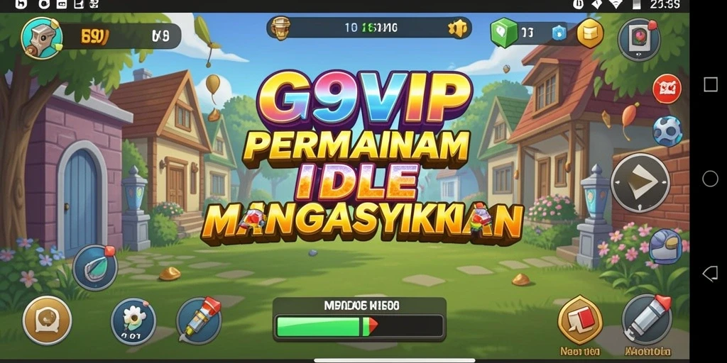 Tampilan gameplay G9VIP dengan karakter-karakter yang menarik.