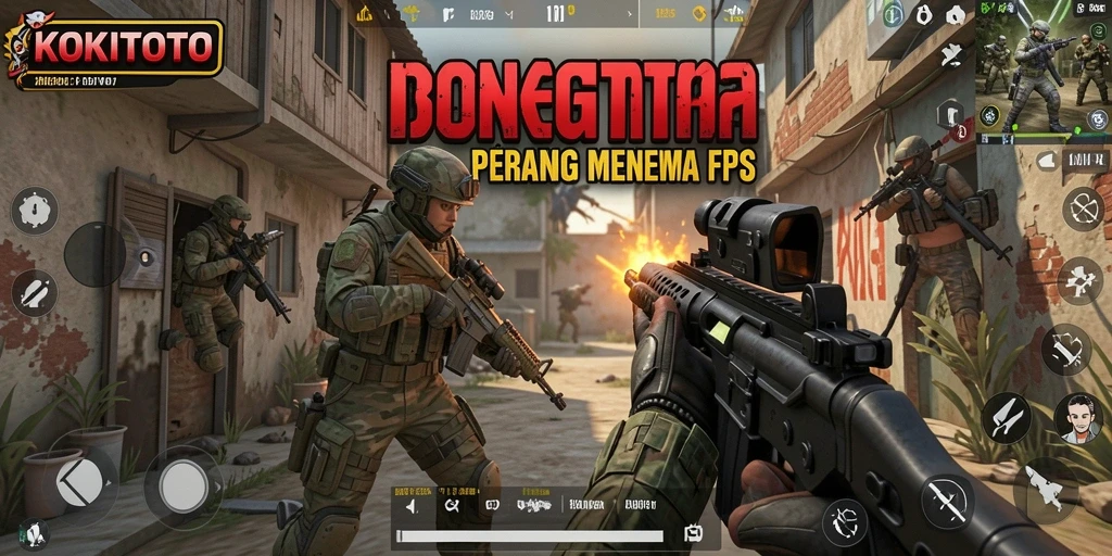 Tampilan gameplay menegangkan di KOKITOTO saat pertempuran sengit.
