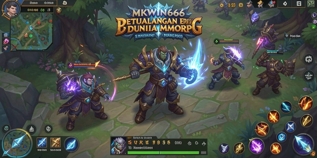 Tampilan gameplay MKWIN666 yang epik dan penuh tantangan.