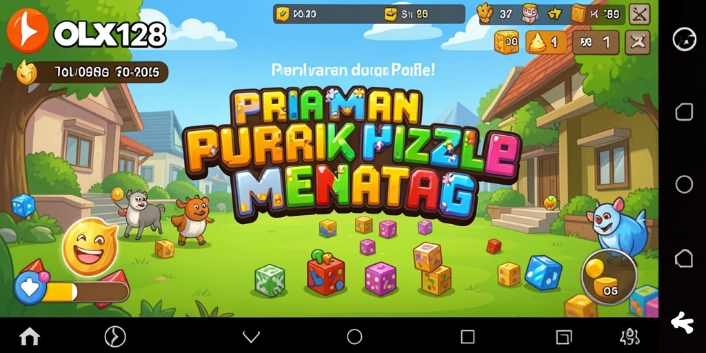 Menampilkan gameplay Puzzle yang menantang dan seru.