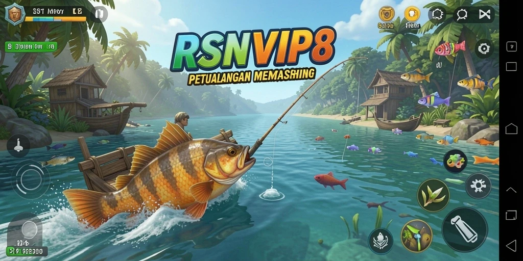 Tangkapan ikan yang spektakuler dalam gameplay RSNVIP8.