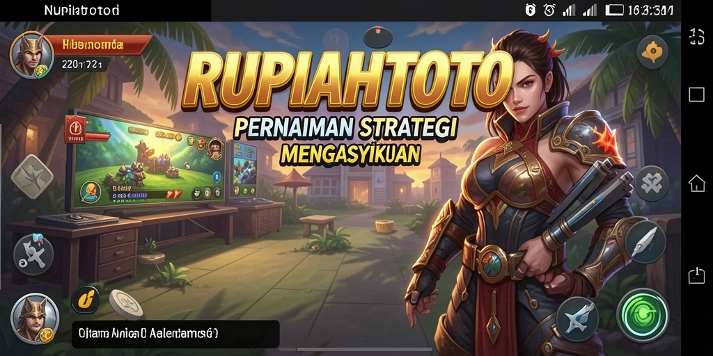 Screenshot gameplay RUPIAHTOTO dengan aksi perang yang seru.