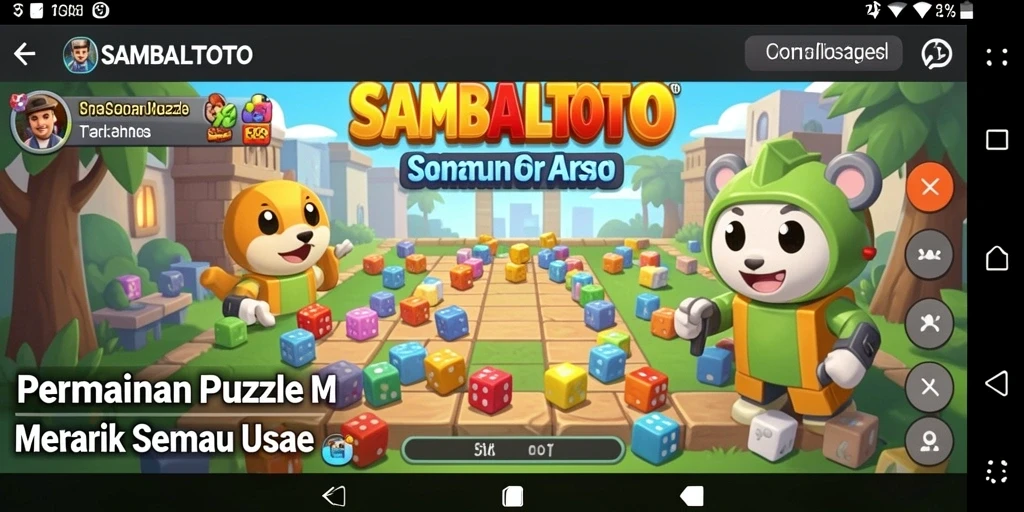 Tampilan gameplay menantang dan menyenangkan di SAMBALTOTO.