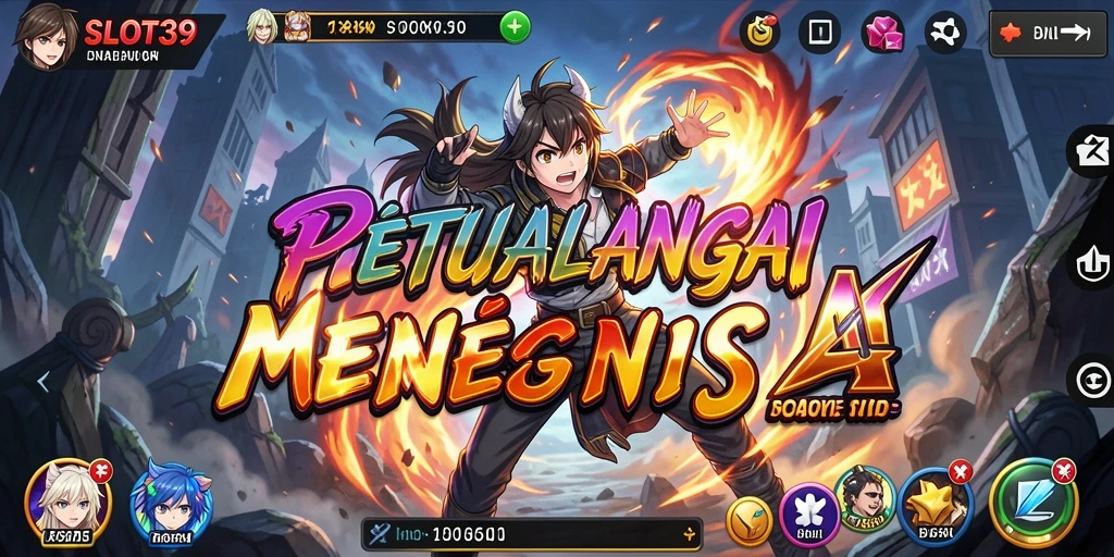 Tampilan gameplay anime yang menarik dan penuh warna.