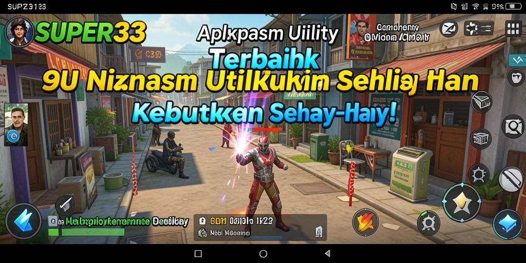 Tampilan aplikasi SUPER33 yang rapi dan fungsional untuk memudahkan pengguna.